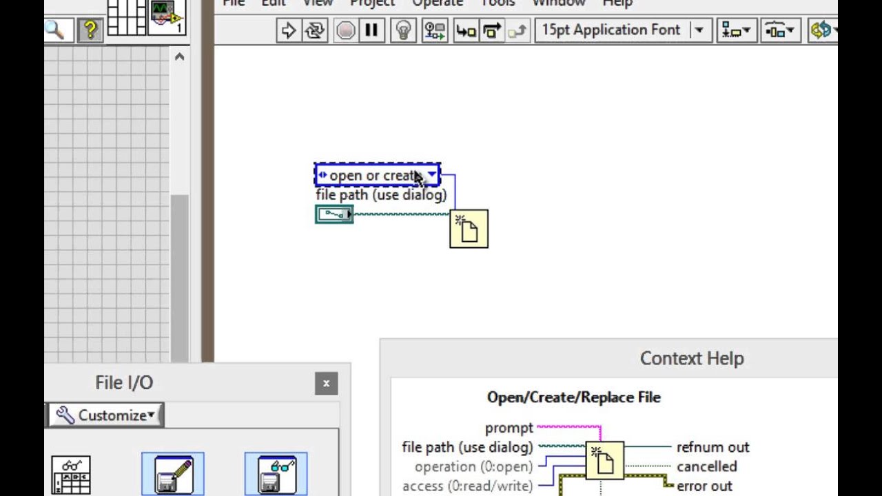 labview append to text file